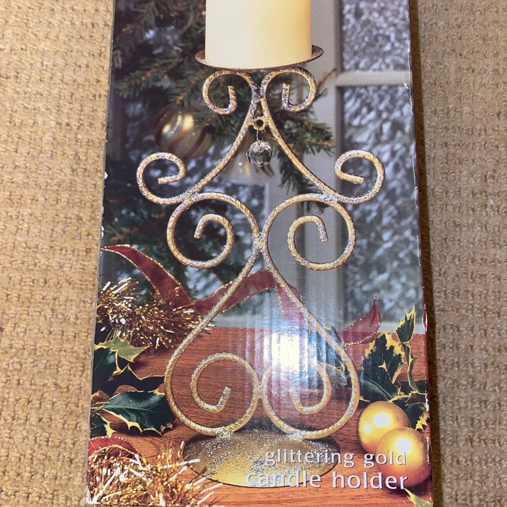 Vintage pillar candle holder